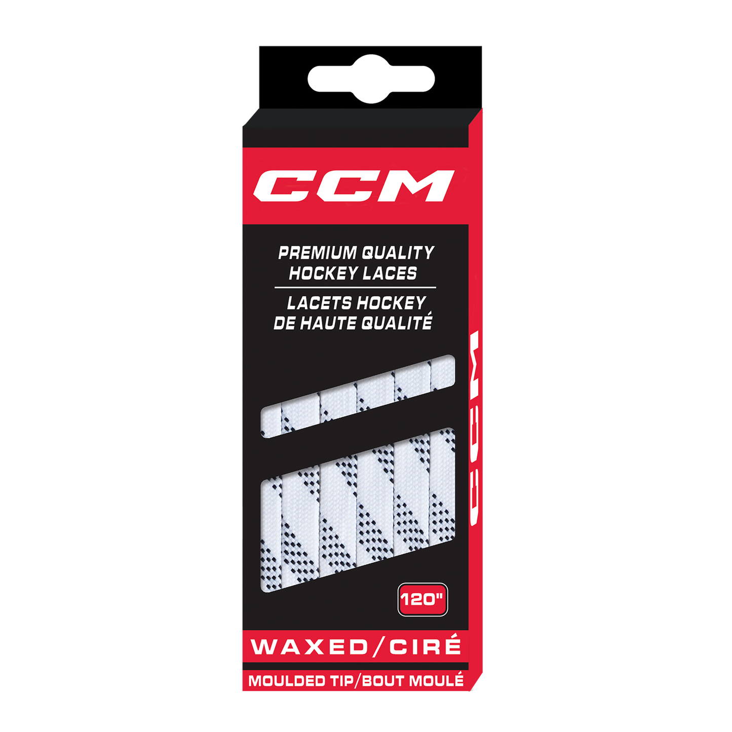 CCM Waxed Moulded Tipped Laces