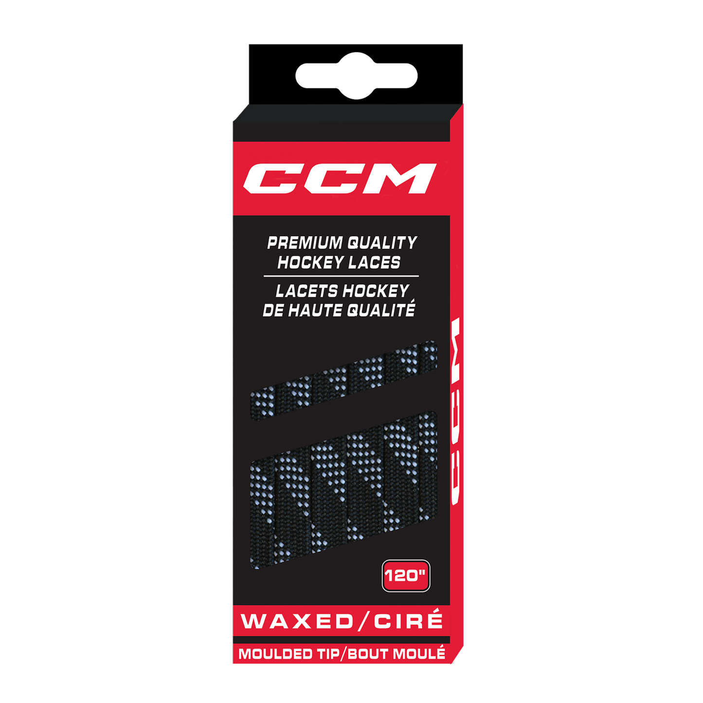 CCM Waxed Moulded Tipped Laces