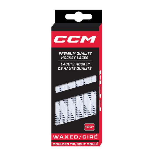 CCM Waxed Moulded Tipped Laces