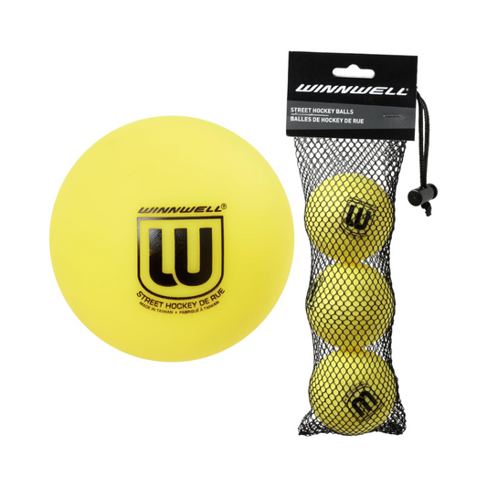 Winnwell Yellow Street Hockey Balls