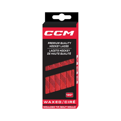 CCM Waxed Moulded Tipped Laces